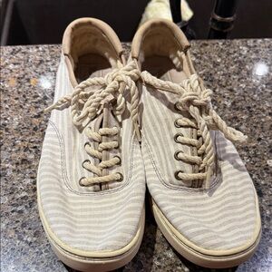 UGG Women's Cream Striped Sneakers